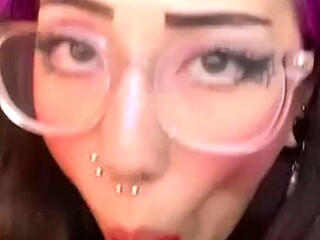 Asian beauty gets a facial