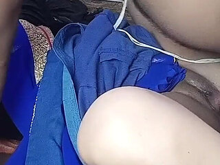 Beautiful Young Lonely Bhabhi Is Having Sex with Her Neighbor Brother-in-law in the Absence of Her Husband.