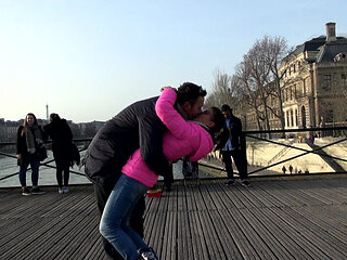 Lovely brunette smashed in her hairy pussy