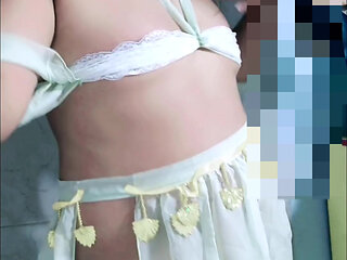 Trans girl dressed as a beautiful genie dancing for her black-dicked boyfriend