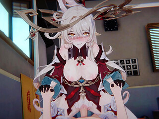 [genshin Impact] Alice Complete Collection: Bondage, Cowgirl, Sandwich DP & Pregnant (4k)