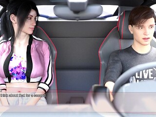 Animated characters engage in steamy roleplay action with a PC gaming twist.