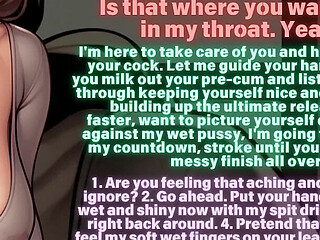 Ai Step-mommy Femdom Audio Asmr: I'll Help You Milk Your Aching Cock and Drain Your Balls My Good-boy. Handjob, Dirty Talk,