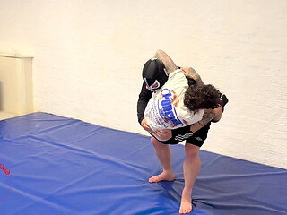 Kourtneyinked Vs Masked Rider - Submission Wrestling Showdown