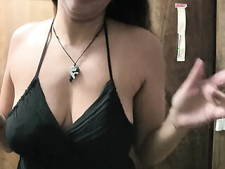 Sexy Venezuelan woman strips completely naked and shows off her beautiful body