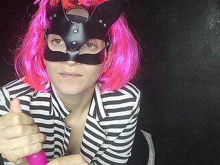 Come Watch My Big Natural Tits Bounce as I Masturbate in My Pussy Mask