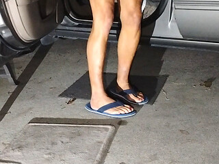 Sexy legs and pink panties