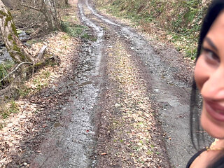 Uber Driver Fucked & Made Huge Cumshot on Onlyfans Model in the Forest -  Public Sex Episode 2