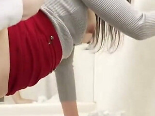 Reunion with My Married First Love - Panty Flashes Lead to Lucky Sex in Halls, Restrooms and Home - Part1