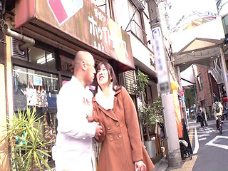 Public Plaza Kiss Addict Begs for More Keeps Kissing on the Move Then Oral and Mouth Finish