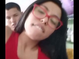 Busty Latina wife shows naughty moves during hubby's absence