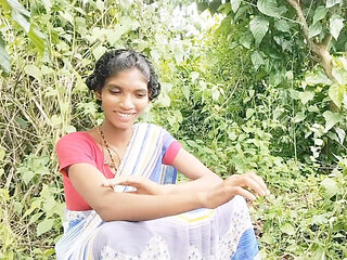 A girl was alone in her plantation when stranger was looked her then went near her and asked her pussy due to fucking