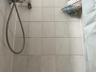 Blonde Teen Fills Glasses with Piss During Shower Sex