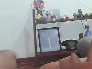 Father in Law's Gigantic Dick Hangs Out Under His Sarom for Step Daughter