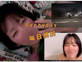 [amateur Couple] I Tried Facials Every Day. Japanese Hentai Movie