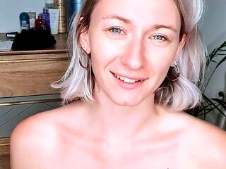 Small tit girl loves to masturbate