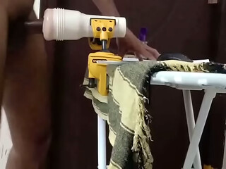 Pounding my new fleshlight until I cum hard