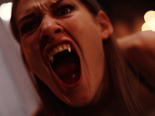 Vampire Seduction in Old Gothic Manor - Nerdy Girl Gets Mesmerized by Century Old Sexy Blonde Owner
