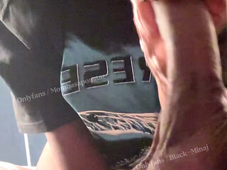 Blow Job That Made Me Burst and Milked Blackminaj Mouth (exclusive)