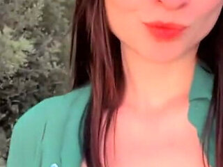 It's Just Me Walking in the Middle of a Beautiful Sunset and Nature