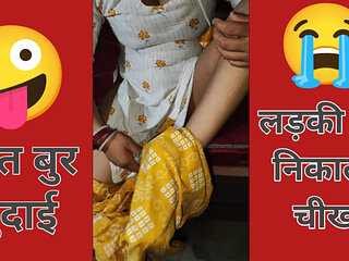 Boyfriend with her girlfriend in Village at her home, going hardcore pussy fuck in Desi style 0