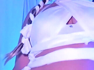 Halloween Party Leaves Gina Wrapped in Bandages and Full of Cum
