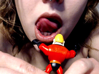 Giantess Swallows Little Man