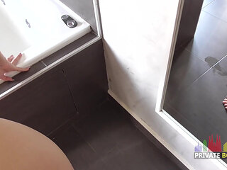 Shower and sex with hot tattoed babe Misha Maver