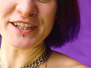 Double Metal Dildo Lesbian Fun with Anuskatzz