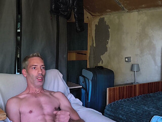 Jerking My Hairy Dick. Qick Wank Before to Sleep