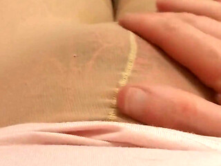 Sissy Cums in Pink Nightware