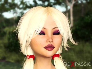 Side piece's blonde porn