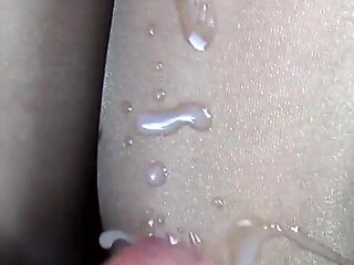 Thick cum on pantyhose