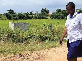 Random College Girl Fucked Hard Outdoor by BBC in Doggy Style