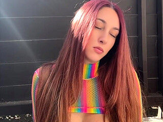 Artemisia Love Solo Masturbation Session Outdoor
