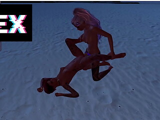 Sex game with Milena