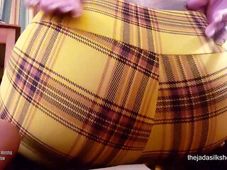 The Jada Silk ass worship butt plug show