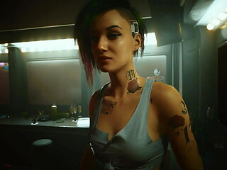 Judy Alvarez - Hammer Club Sex Scene (Cyberpunk 2077 In-game Ultra Settings)