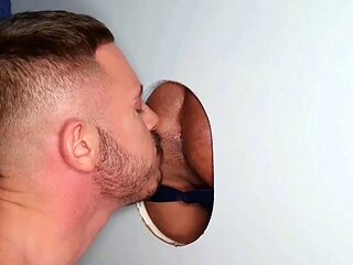 Hot Dude Hunts For Ass In The Bathroom