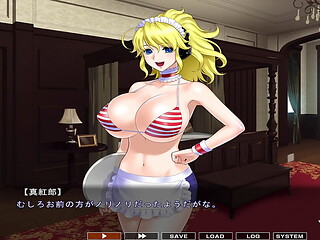 Maid-san to boin (game) Honey scene 5 English