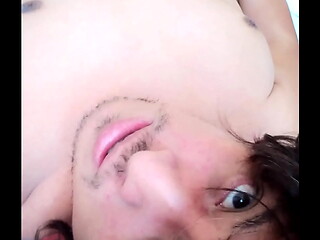 Jacking off my uncircumcised cock, cumming, full body view. June 9, 2024.