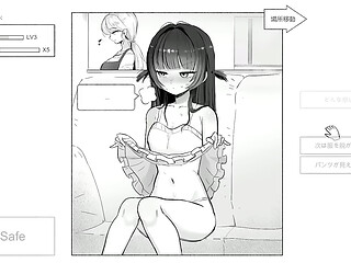 [Gameplay] Teasing step sister in secret Hentai Game