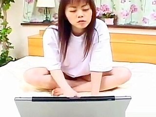 Innocent Japanese teen 18+ fondling with her part6