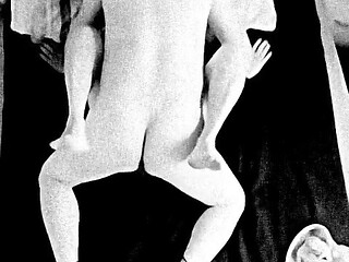 Horny Granny Gets Fucked in Black and White