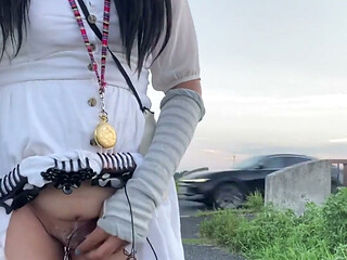 No. 306 Outdoor Exposure in a One-piece Dress