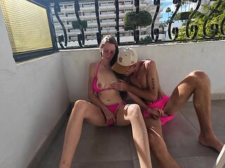 Naughty Touches, Hard Fuck And A Creampie Pussy