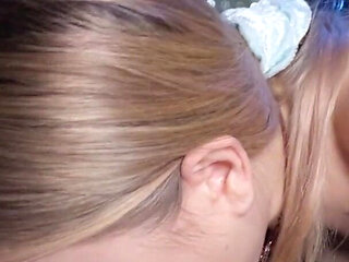 Sloppy Blowjob in the Car