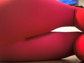 Big Ass Blonde Farting in Leggings