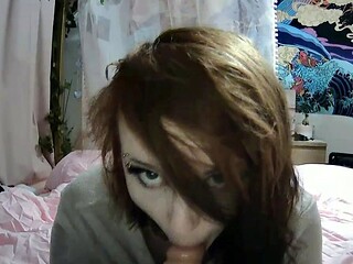 Hot amateur teen blowjob and facial HD video