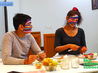 Lonely Housewife Calls Househelp to Cook and Fuck in Kitchen 1